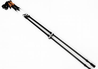 Adjustable Carbon Trekking Poles with Cork Handle