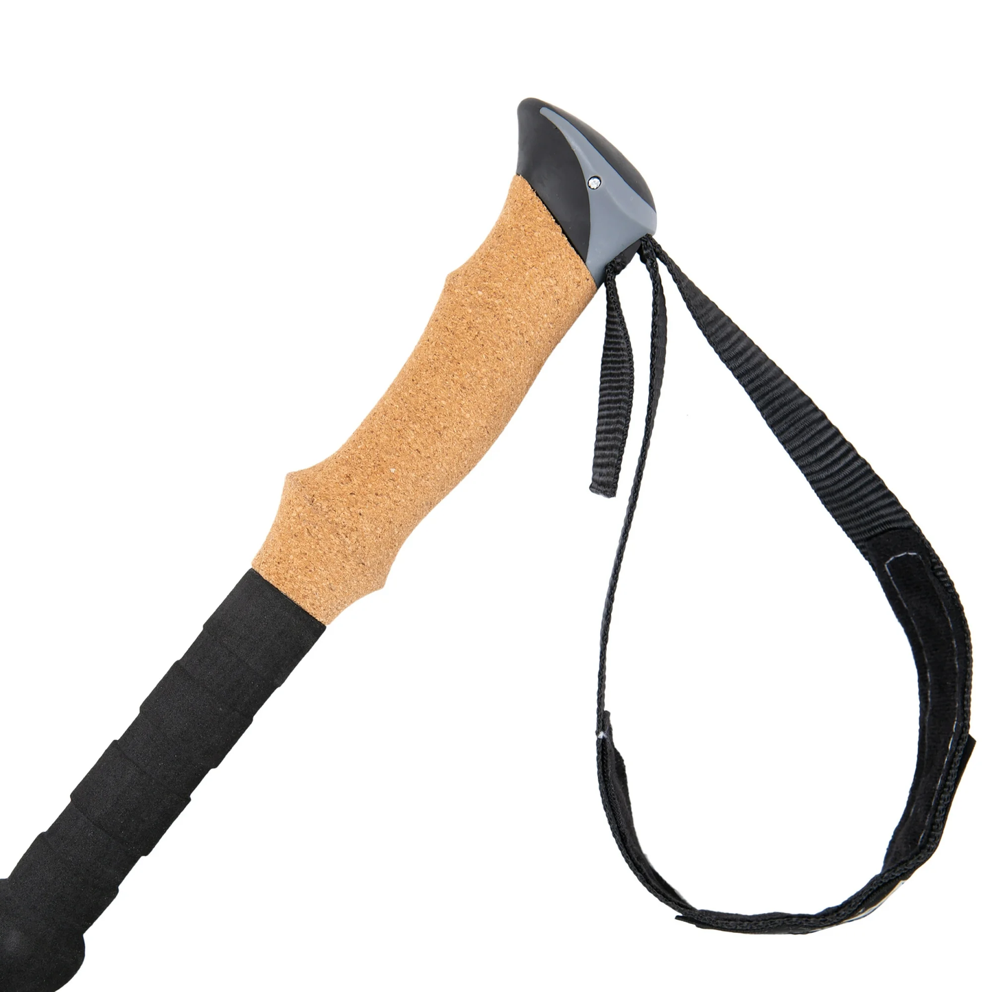 Aluminum Folding Quick Lock Trekking Poles with Cork Grip, 2 Hiking Poles